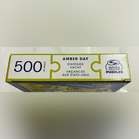 New “Amber Day Stateside Vaca” Map of the US Puzzle 24” x 18” 500 Pieces - Picture 7 of 16